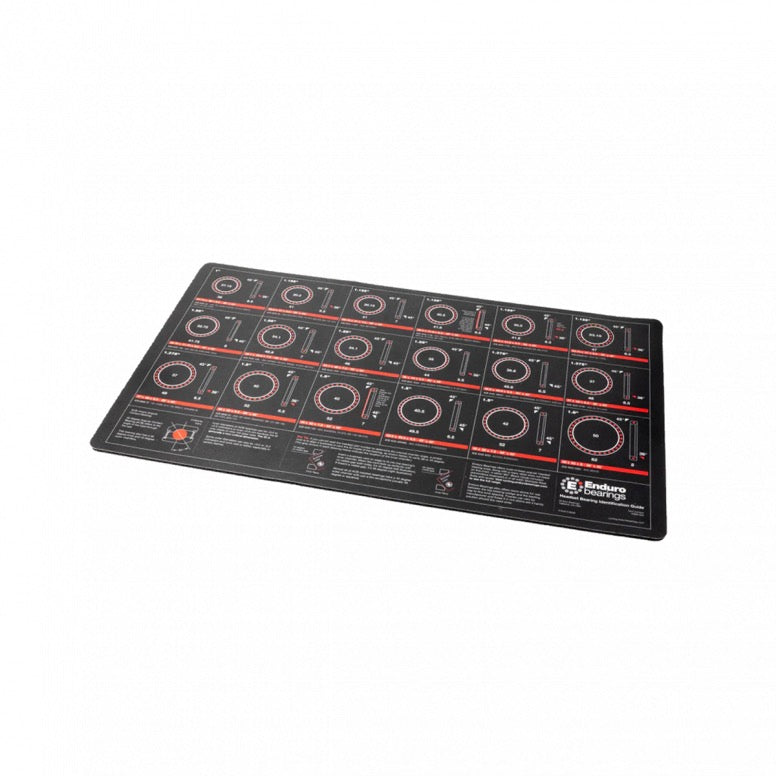 Enduro Bearings Mechanic Workbench Headset Bearing ID Mat